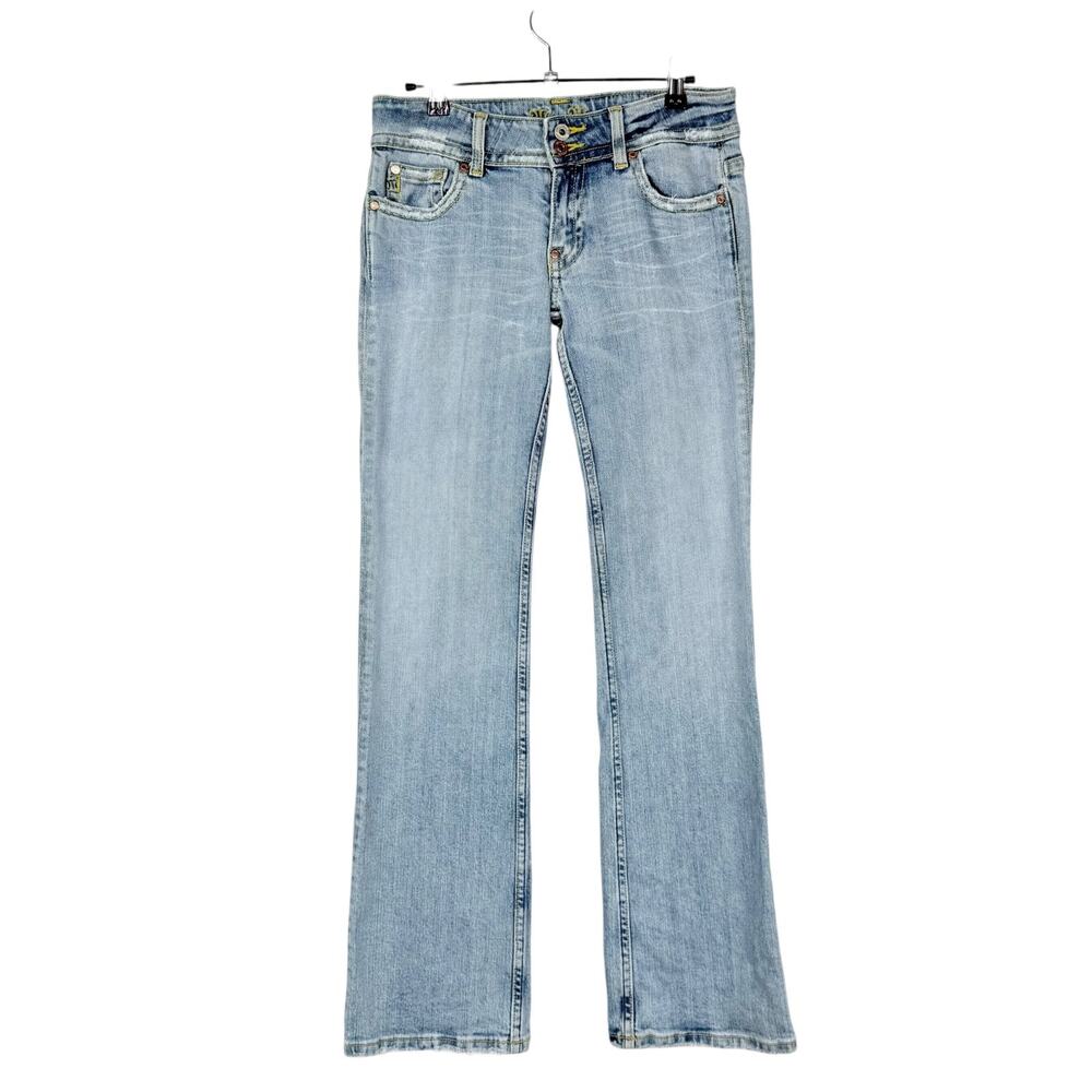 Miss Me Jeans Women’s 28 Bootcut JP4009C Lucille Light Wash Flap Pockets